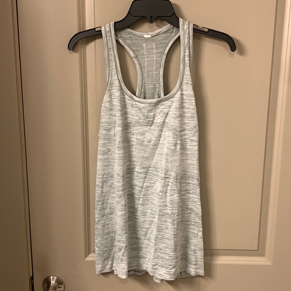 Lululemon sage green tank top